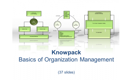 Basics of Organization Management - 37 diagrams in PDF